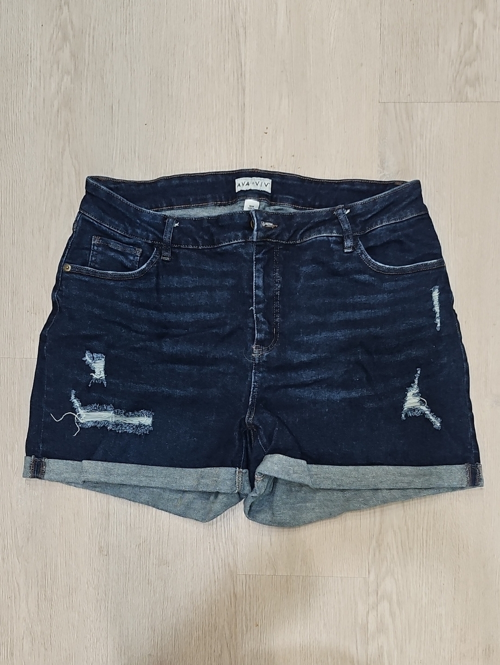 16W Ava & Viv Denim Shorts